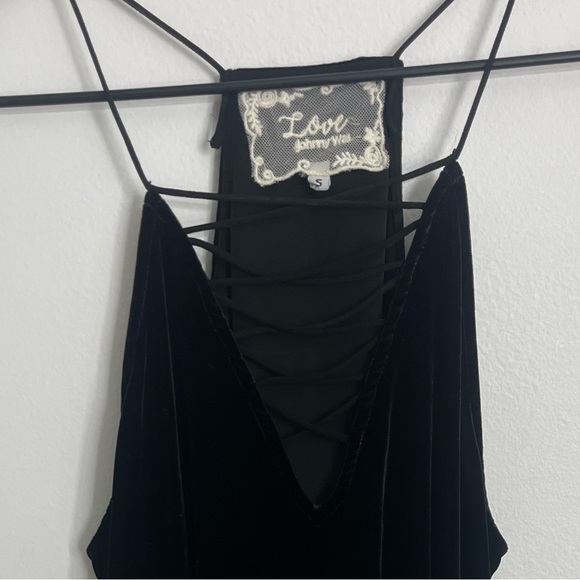Johnny Was Love Black Velvet and Silk Top - Picture 4 of 9